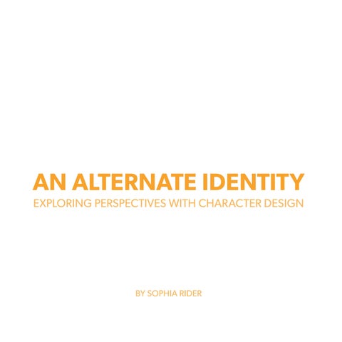 An Alternate Identity: Exploring Perspectives with Character Design 第 3 页