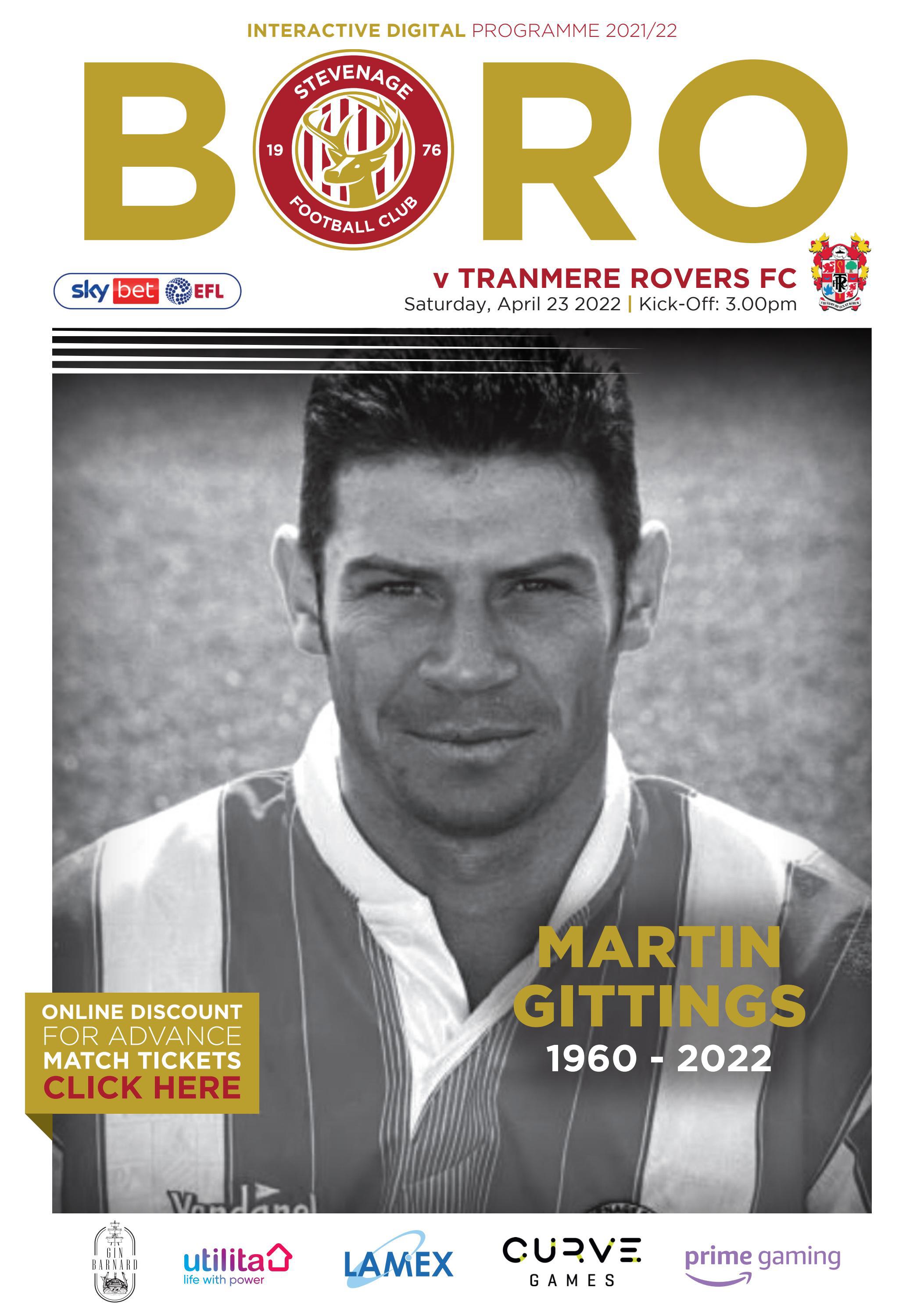 Stevenage FC v Tranmere Rovers FC by Hashtag Digital Media Issuu