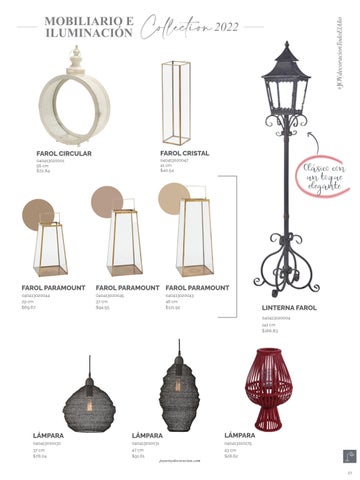 Joy Arte y Decoración 家具目录 Joy Mobiliario e iluminación 第 23 页
