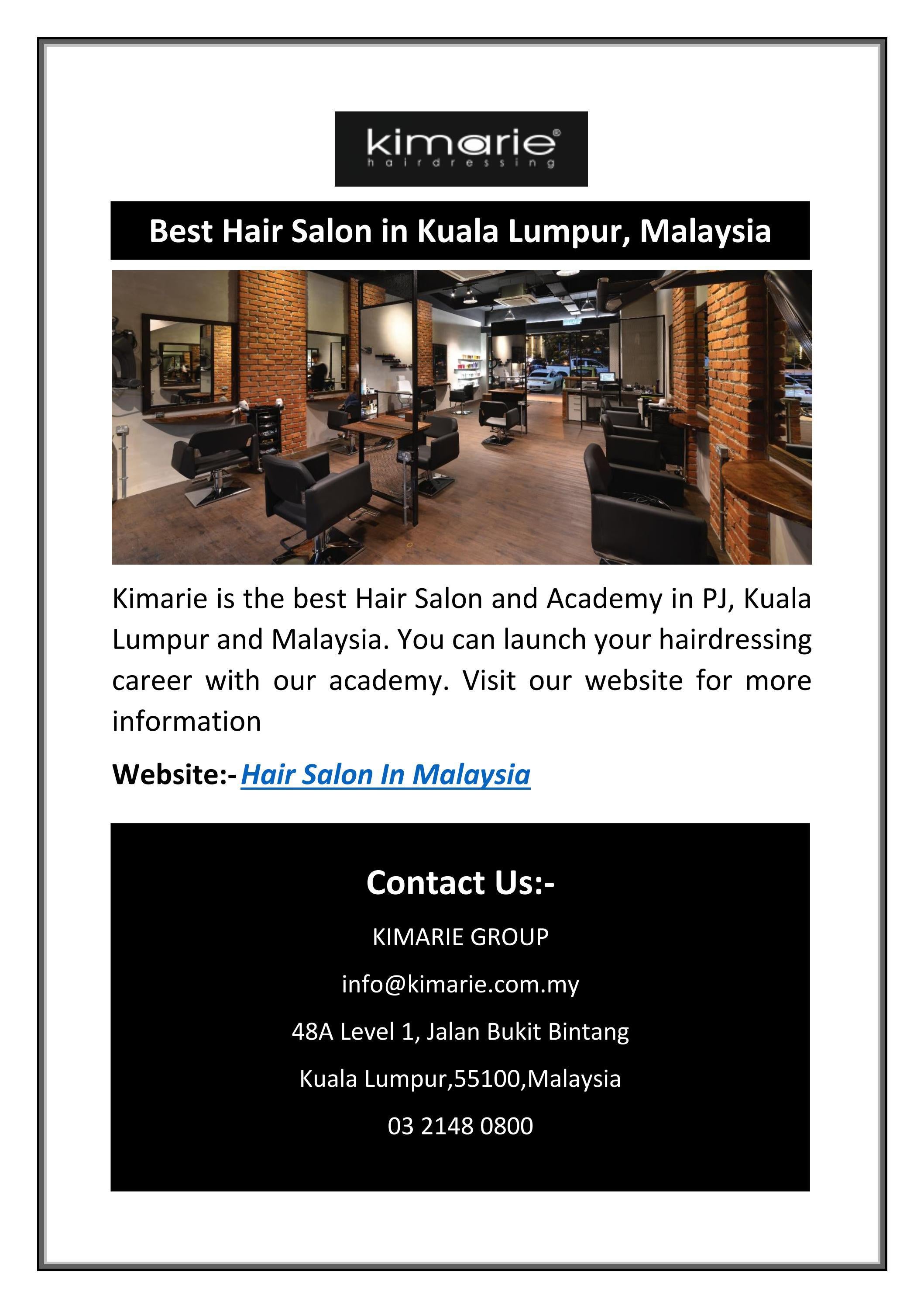 Best Hair Salon in Kuala Lumpur, Malaysia by KIMARIE GROUP - Issuu