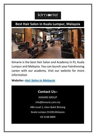 Best Hair Salon in Kuala Lumpur, Malaysia by KIMARIE GROUP Issuu