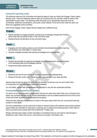 Cambridge Nationals IT Teachers Resource by Cambridge International ...