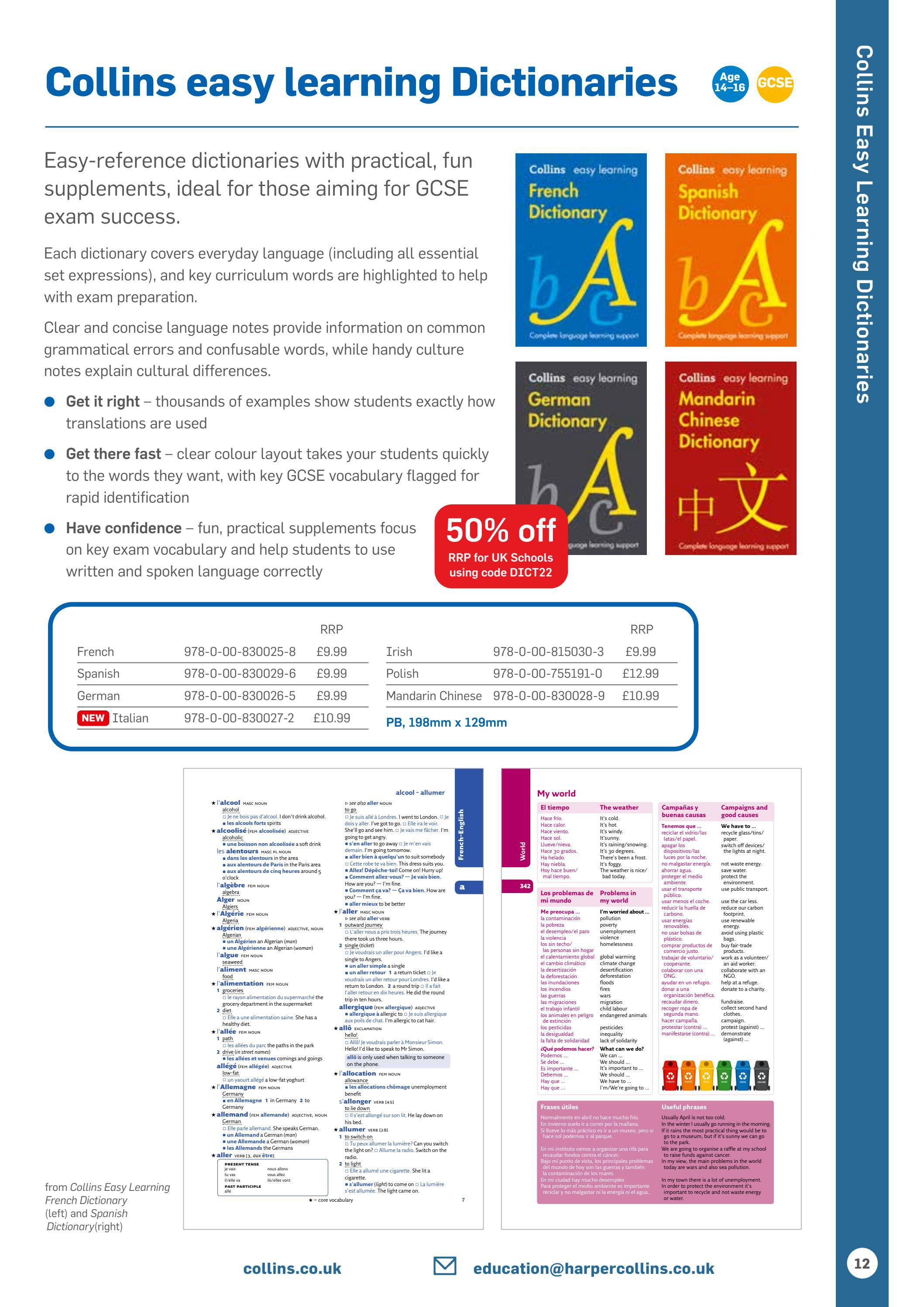 Collins Secondary Modern Languages Catalogue by Collins Issuu
