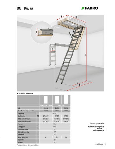FAKRO CA - attic ladders 家具目录 第 17 页
