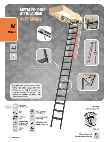 FAKRO CA - attic ladders 家具目录 第 20 页