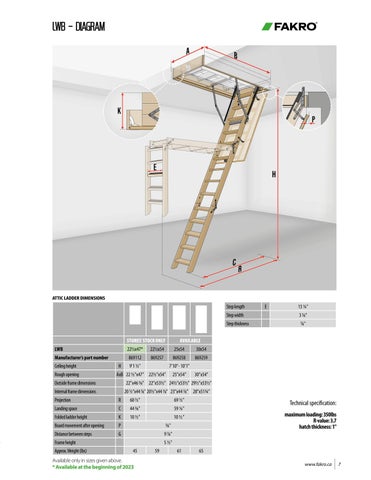 FAKRO CA - attic ladders 家具目录 第 7 页