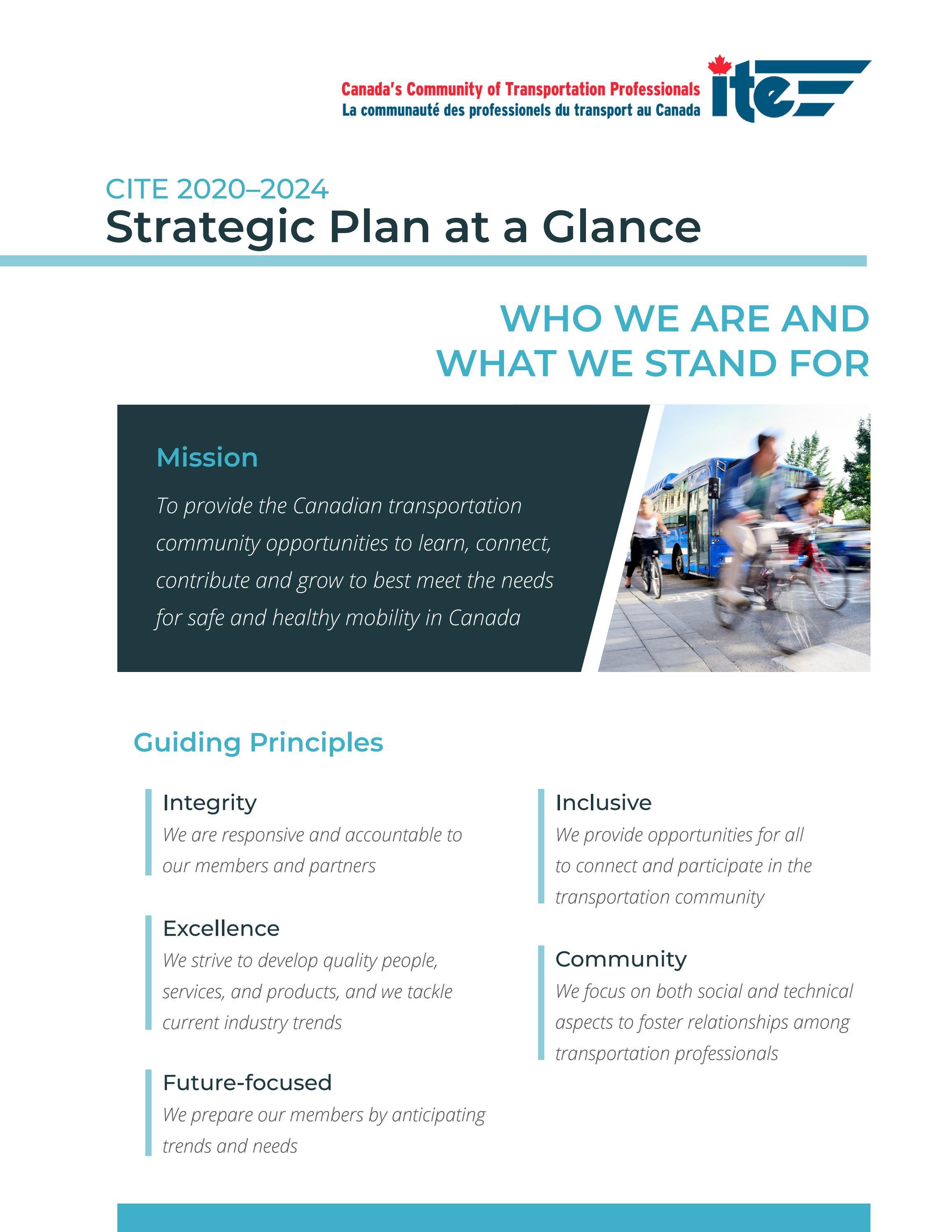 Cite 2020 2024 Strategic Plan At A Glance By Ite Canada Issuu Cite 2020 2024 Strategic Plan At A Glance By Ite Canada Issuu