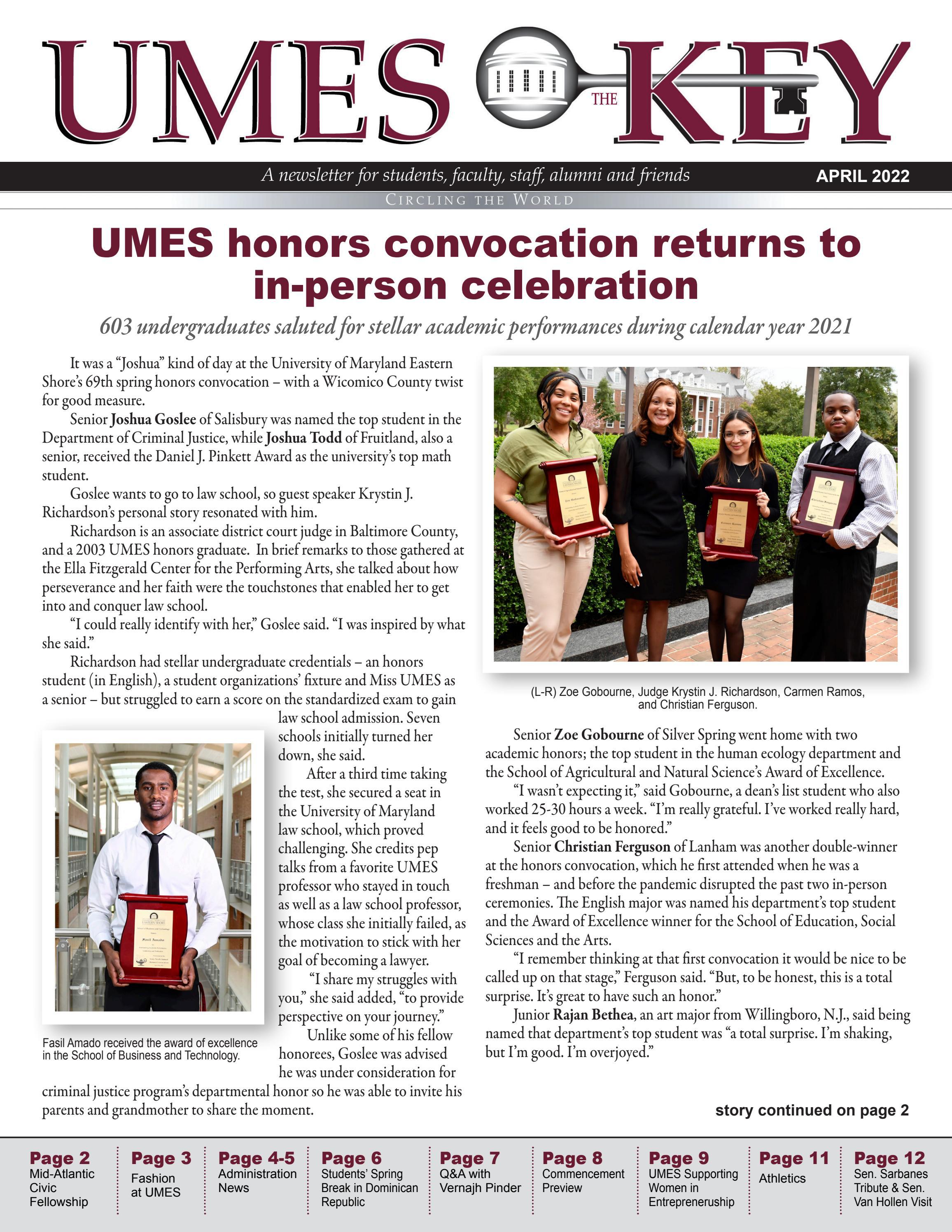 the-key-april-2022-edition-by-university-of-maryland-eastern-shore-issuu