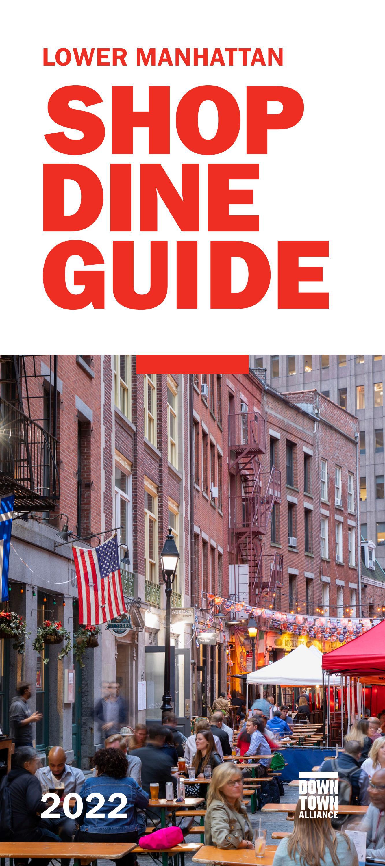 2022 Shop Dine Guide By Alliance For Downtown New York Issuu