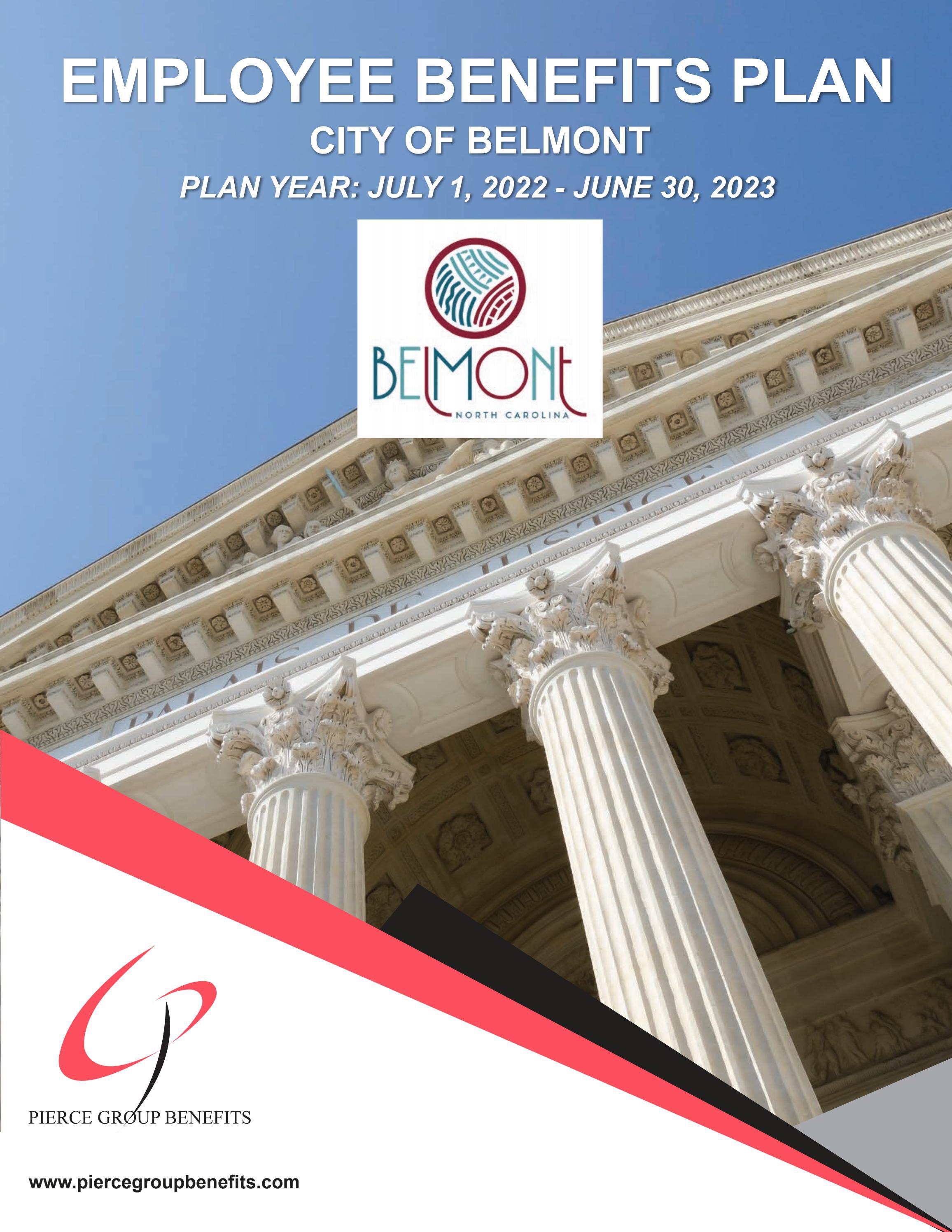 City of Belmont 2022 Booklet 2223PY by Pierce Group Benefits Issuu