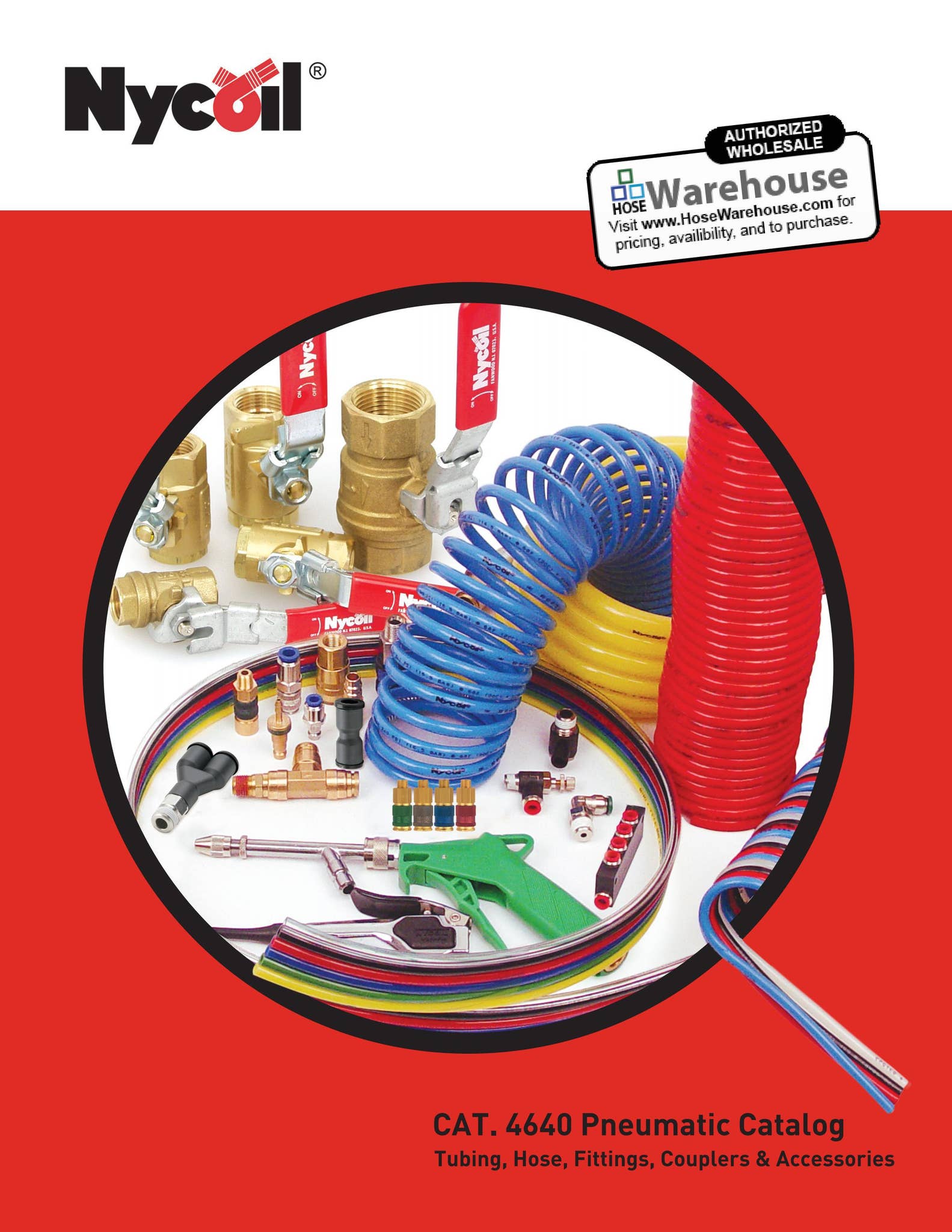 Nycoil Pneumatic 2022 Catalog Tubing Hose Fittings Couplers 4640 Nylon