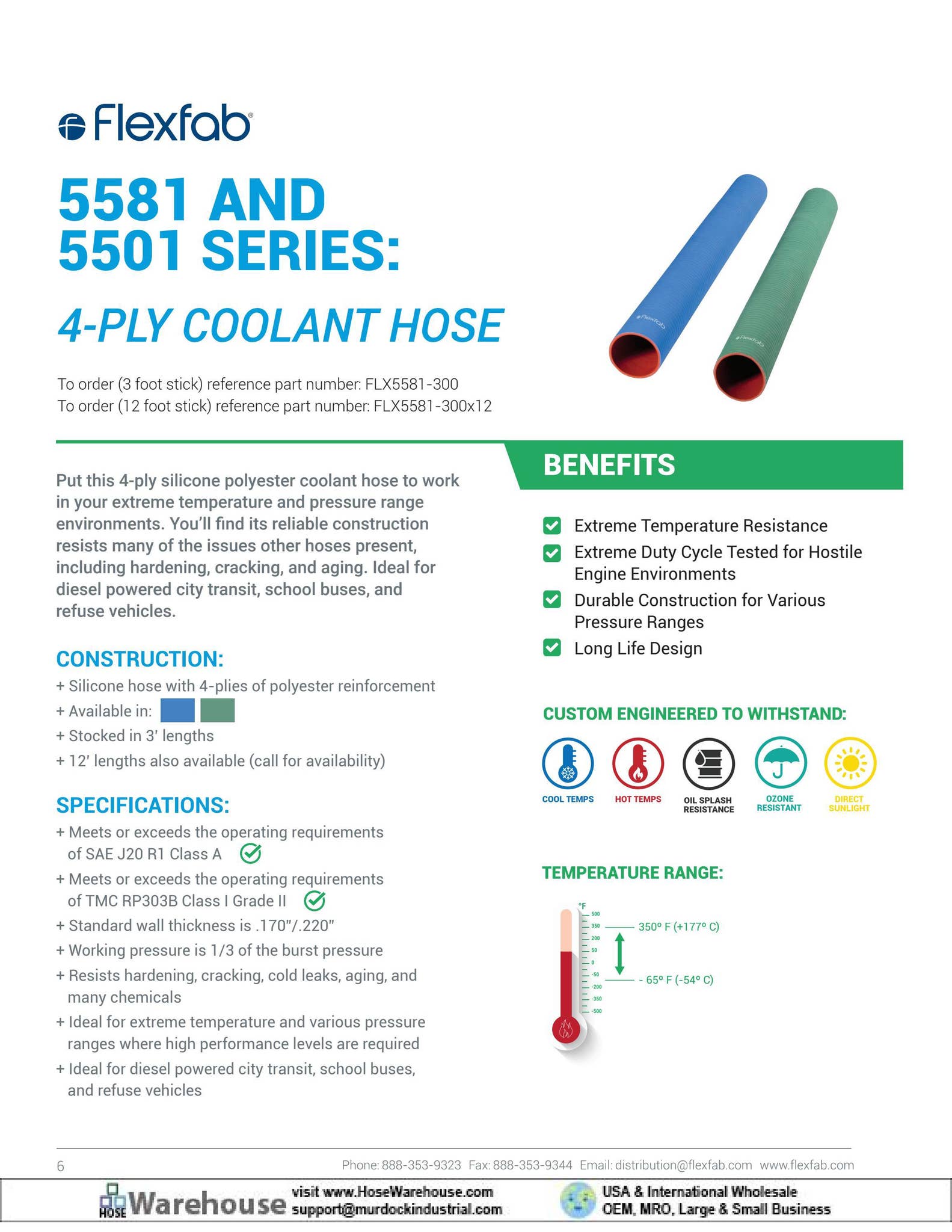 Flexfab Silicone Hose Catalog by Murdock Industrial