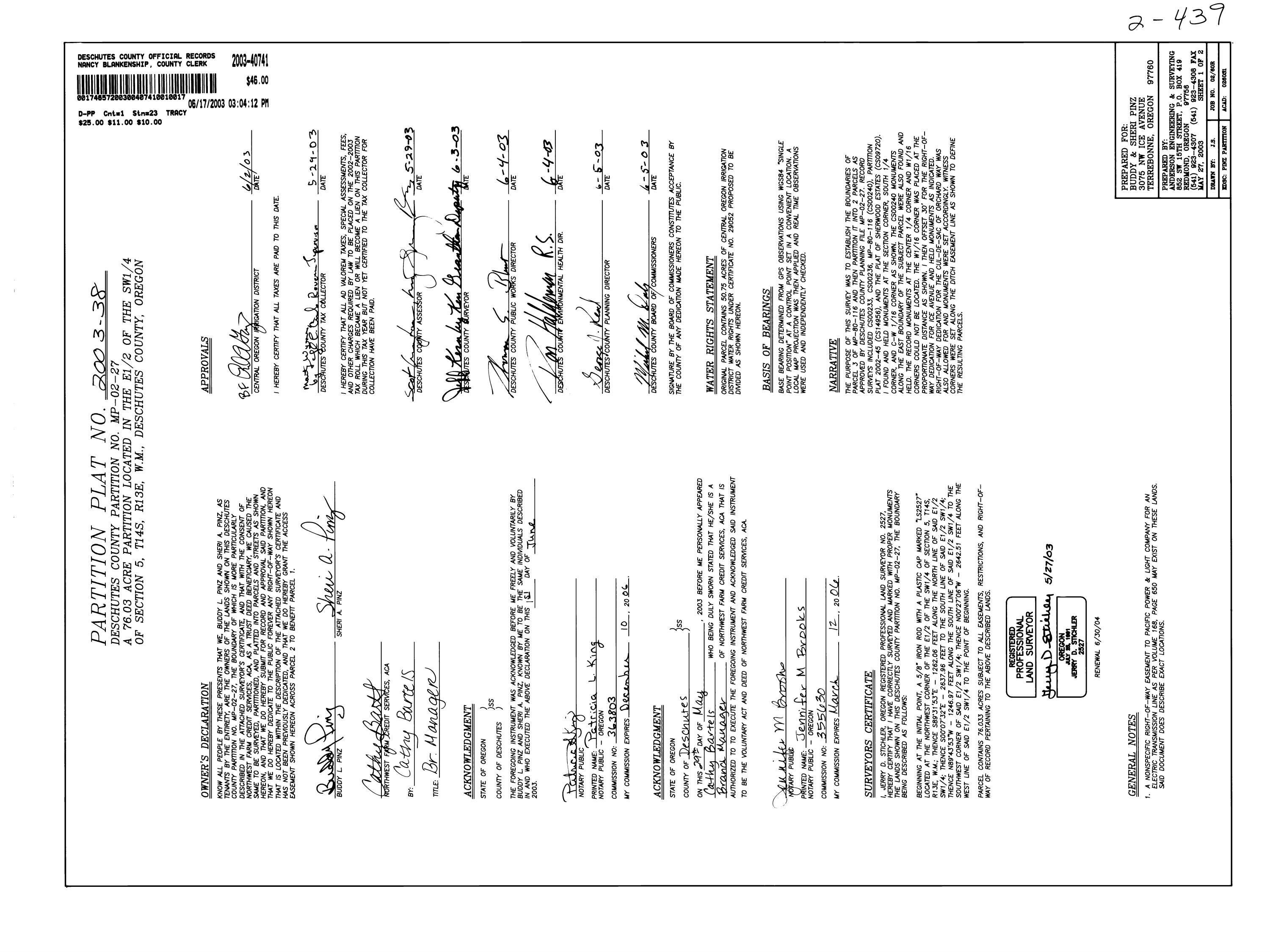 Partition Plat No 200338 by infodeschutestitle Issuu