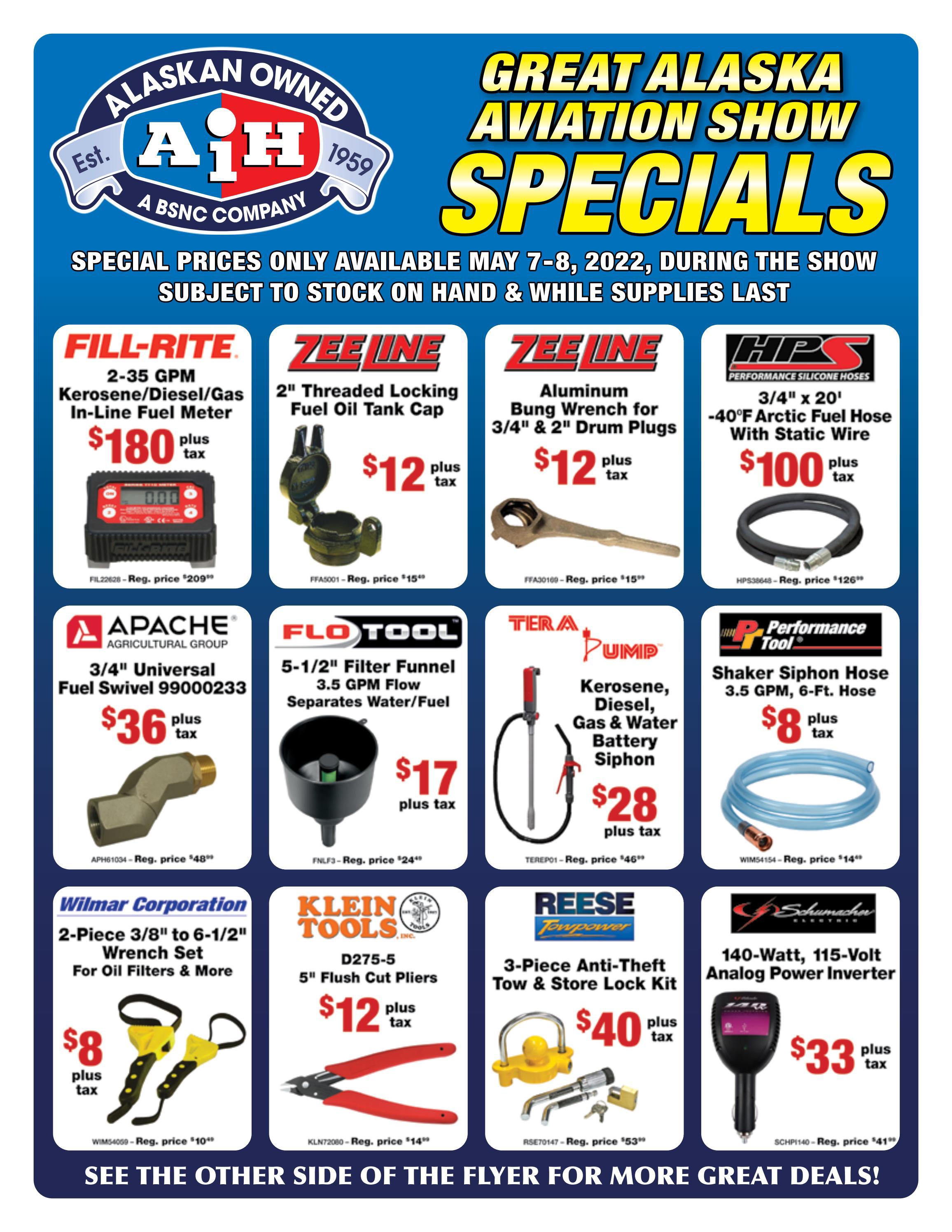 Great Alaska Aviation Show Specials by Alaska Industrial Hardware Issuu