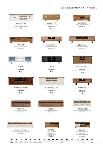 OZ Design Furniture 家具目录 · Product Directory 秋季 / 冬季 2022 第 13 页