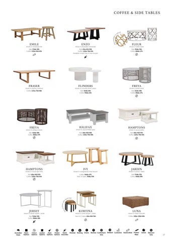 OZ Design Furniture 家具目录 · Product Directory 秋季 / 冬季 2022 第 17 页