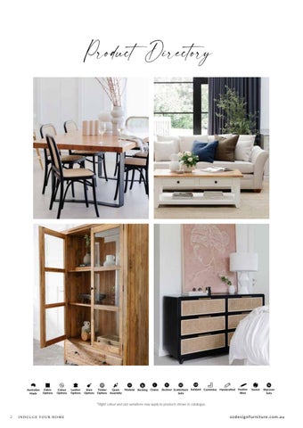 OZ Design Furniture 家具目录 · Product Directory 秋季 / 冬季 2022 第 2 页