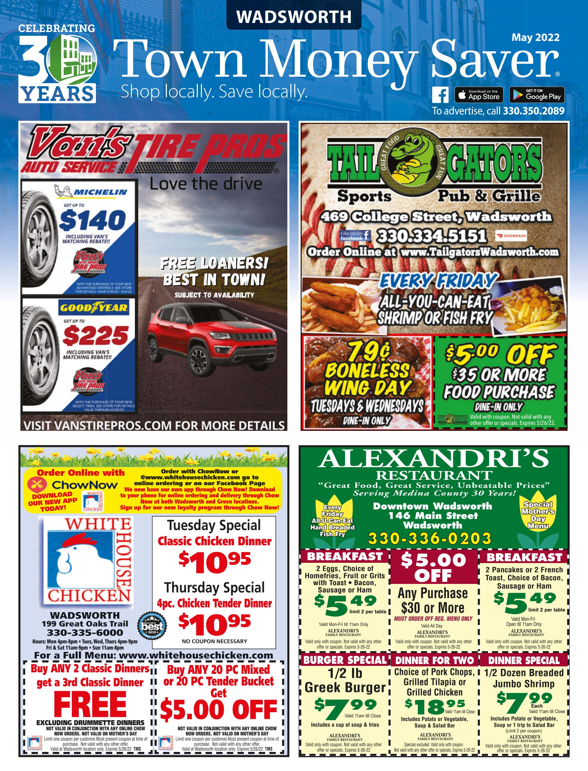 Wadsworth Town Money Saver May FOM 2022 by Town Money Saver Issuu