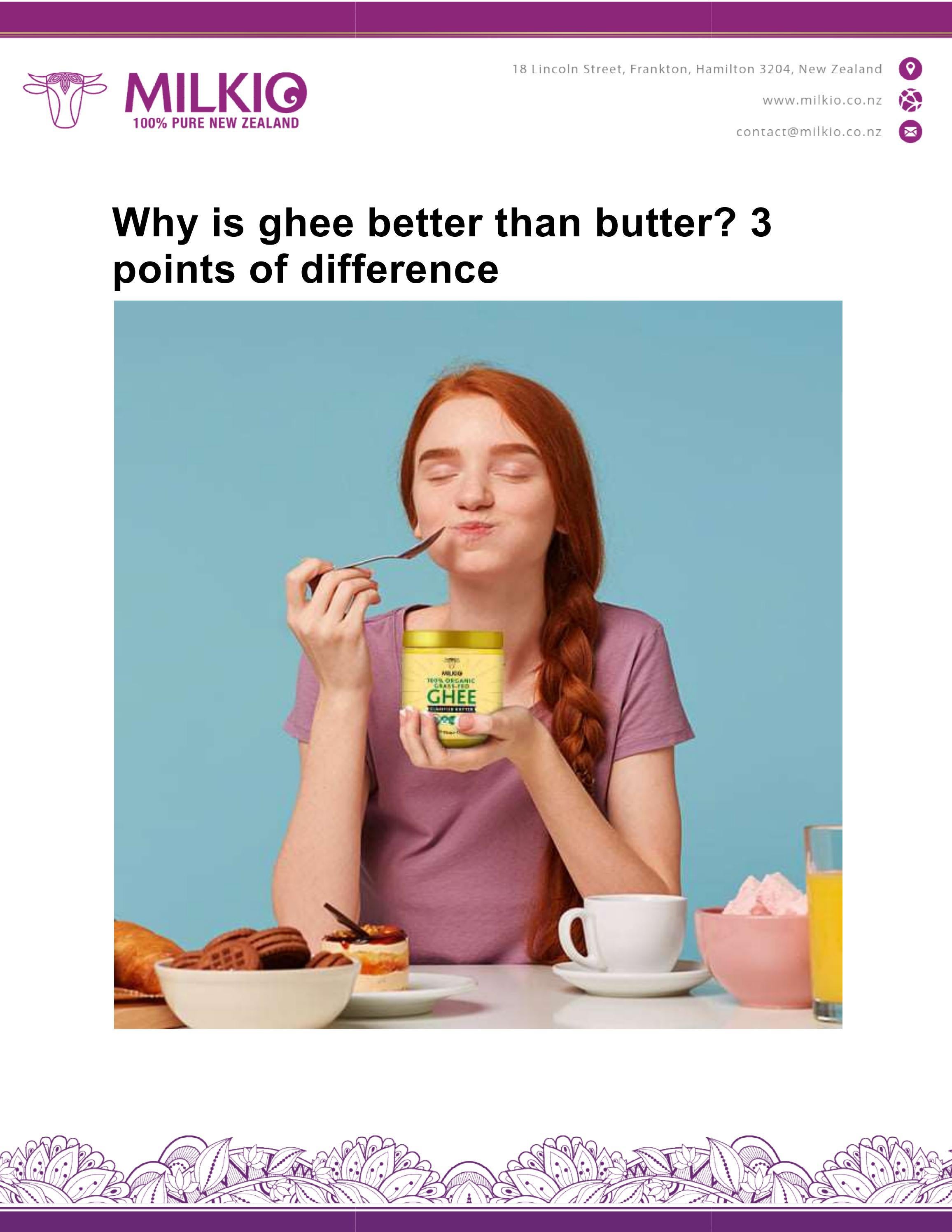 Why is ghee better than butter? by MILKIO Issuu