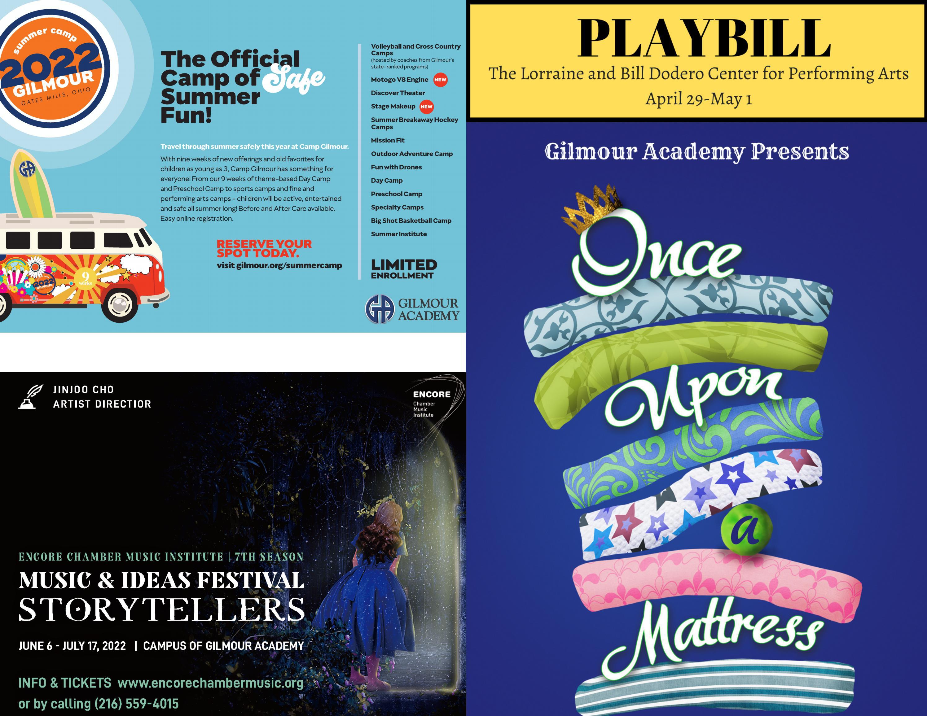 Once Upon A Mattress Playbill by Gilmour Academy Issuu