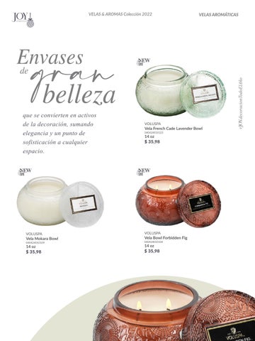 家具目录 Joy: Velas, difusores 德文 aromas 第 19 页