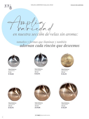 家具目录 Joy: Velas, difusores 德文 aromas 第 24 页