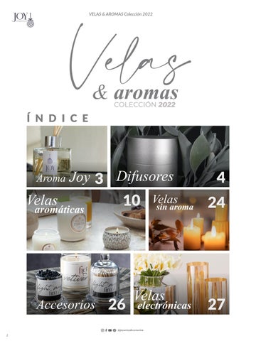 家具目录 Joy: Velas, difusores 德文 aromas 第 2 页