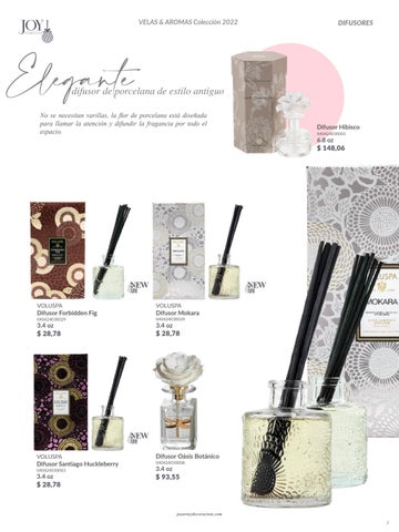 家具目录 Joy: Velas, difusores 德文 aromas 第 7 页