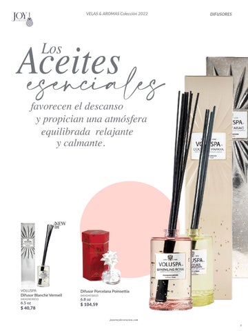 家具目录 Joy: Velas, difusores 德文 aromas 第 9 页