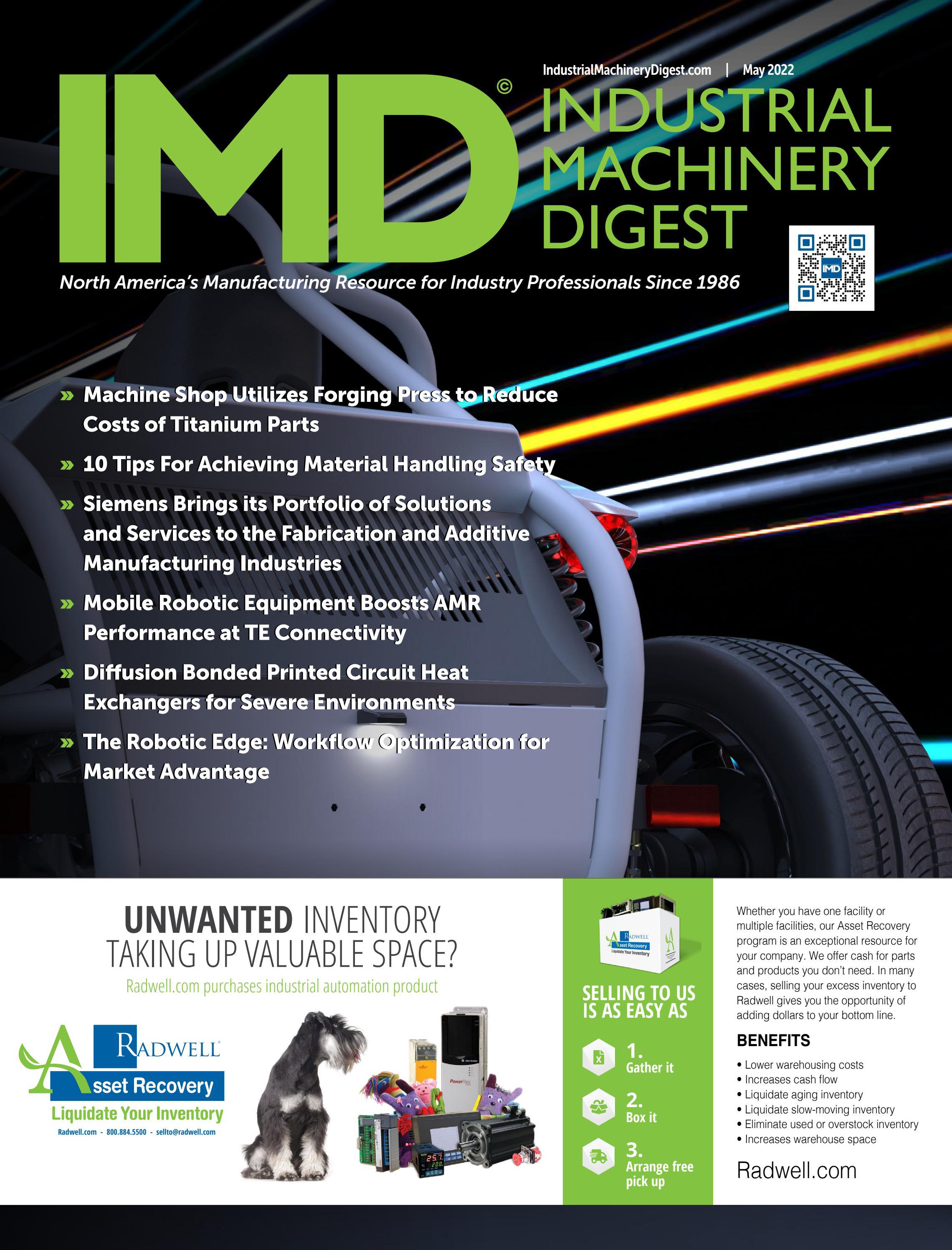 Industrial Machinery Digest May 2022 by Industrial Machinery Digest IMD by Source 360 Media