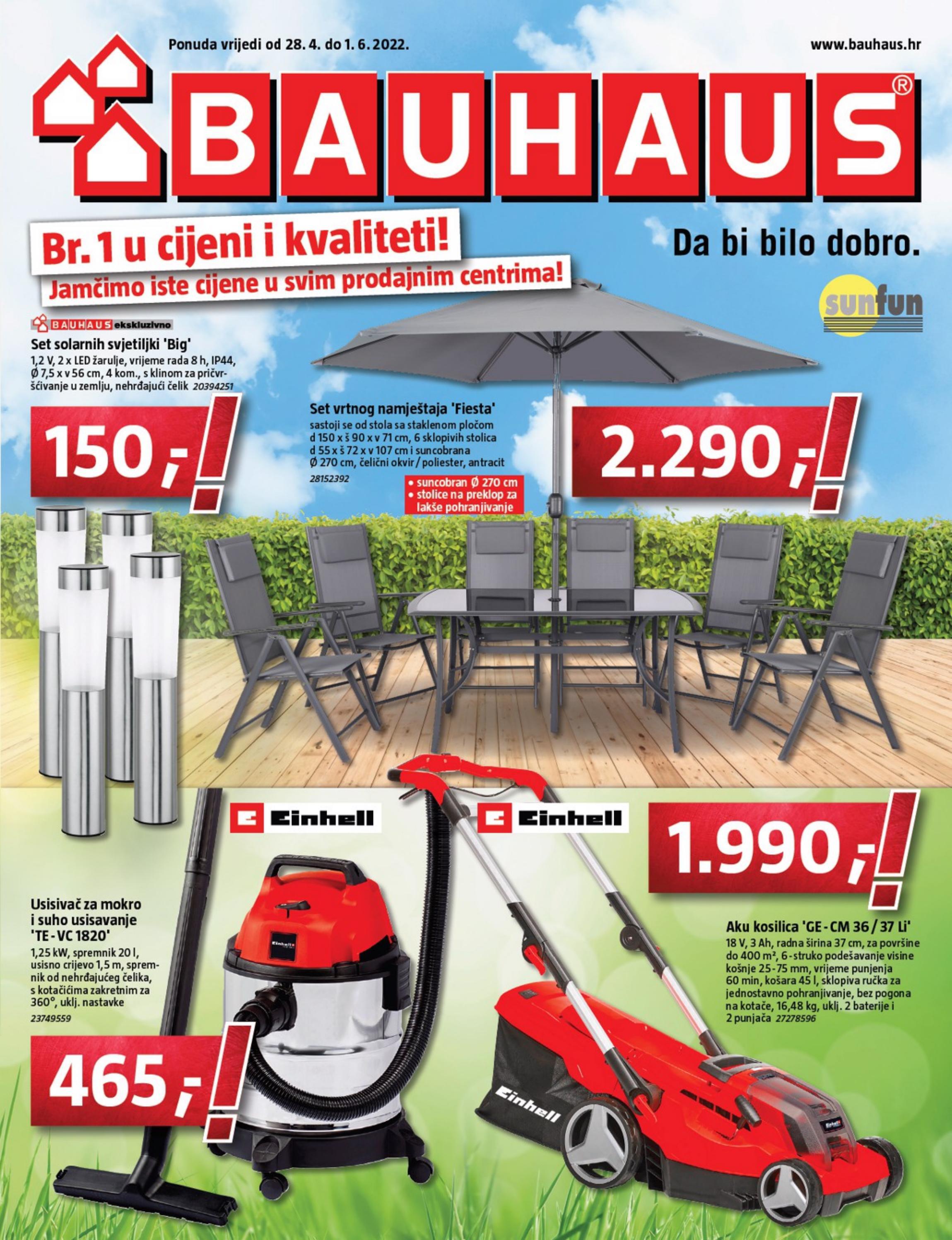 Bauhaus katalog od 28.04.01.06.2022. by Catalog.hr Issuu