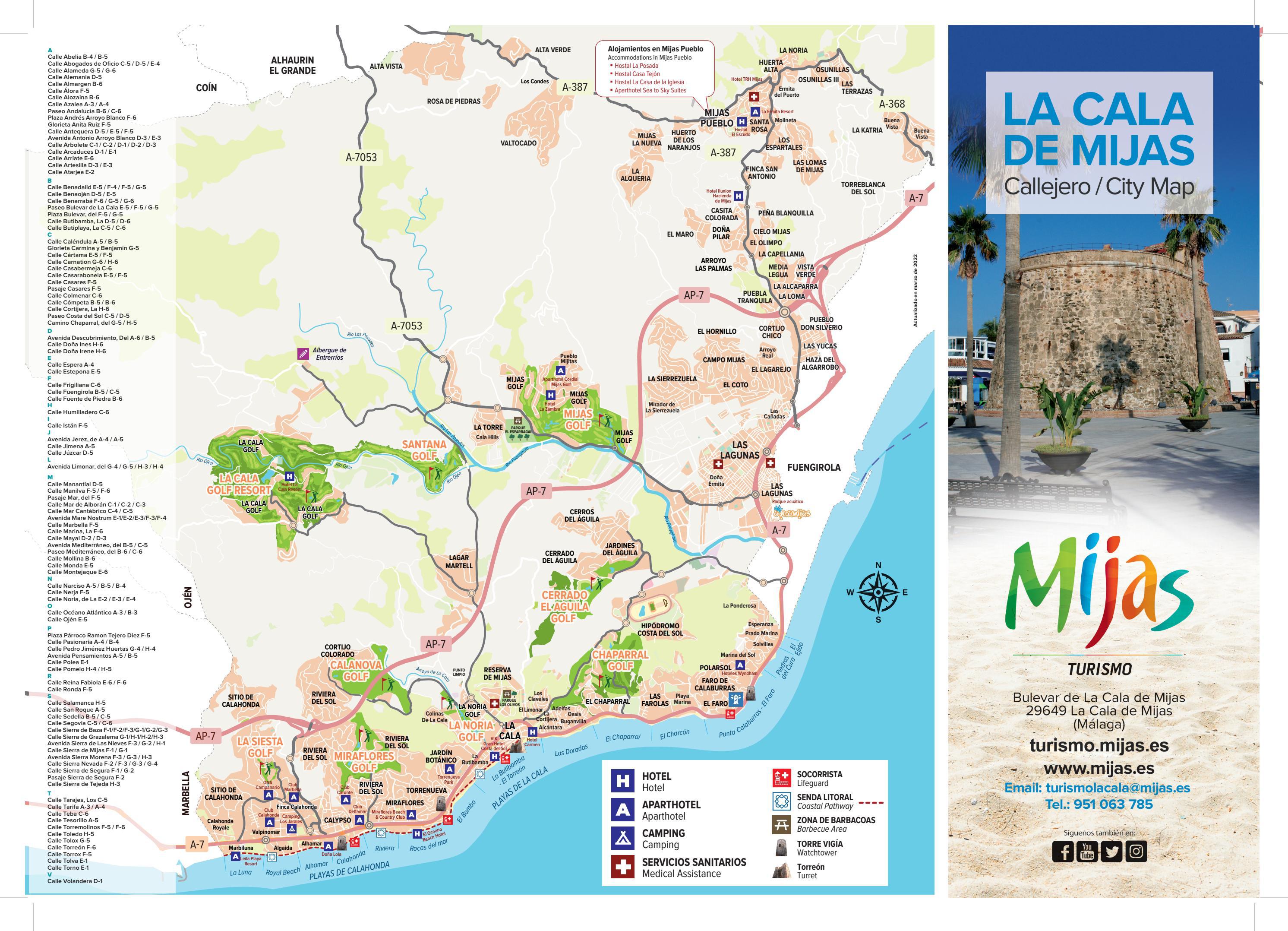 PLANO DE LA CALA by Turismo de Mijas Issuu
