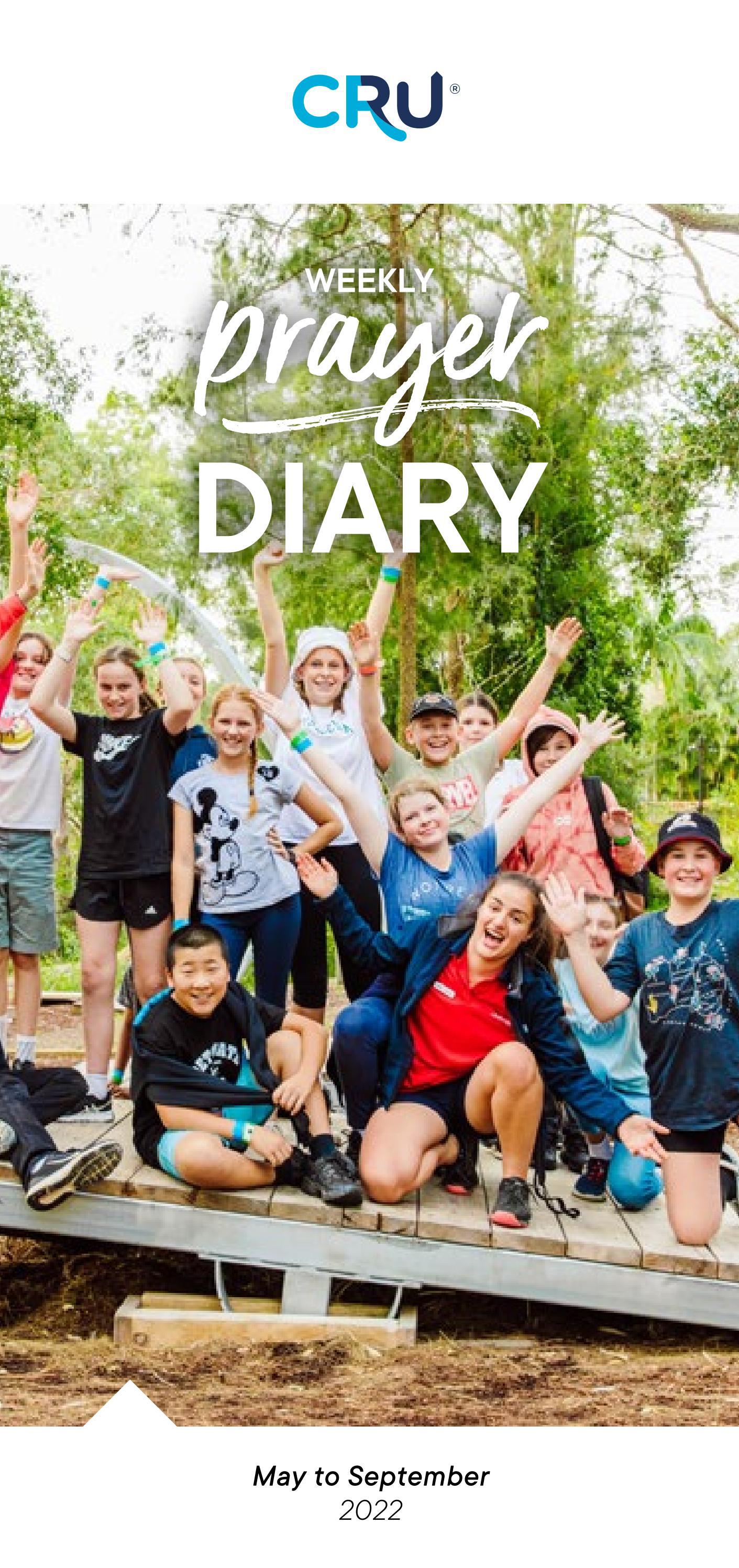 CRU Prayer Diary: May - Sep 2022 by CRU - The Crusader Union of ...
