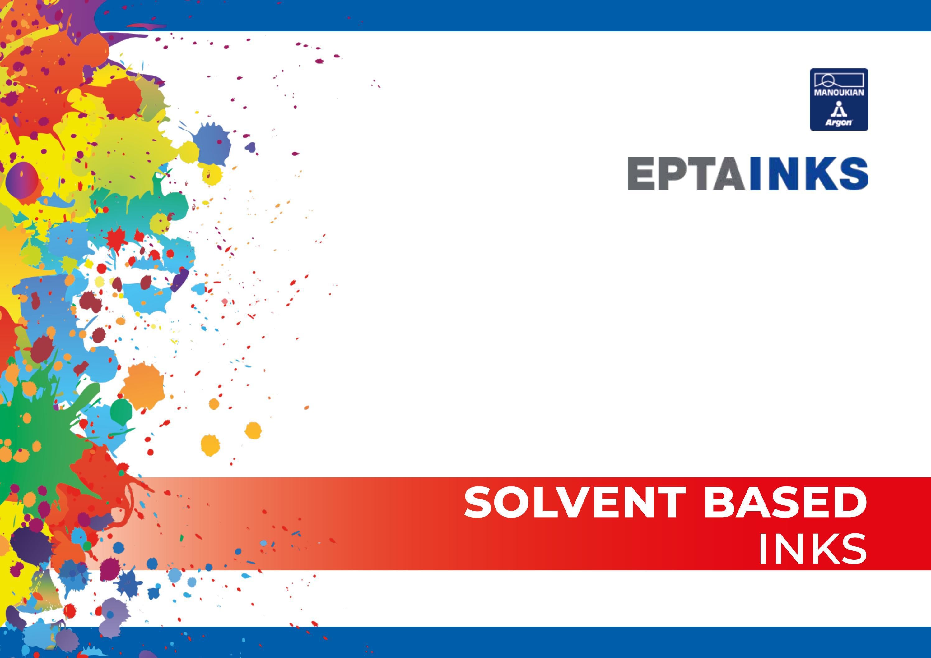 EPTAINKS Solvent based inks by Eptanova Issuu