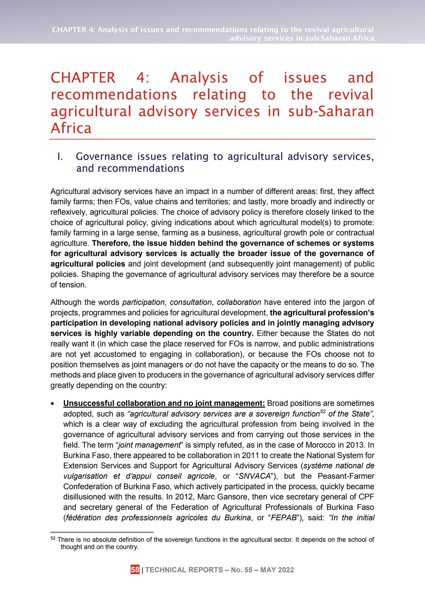Reviving agricultural advisory and extension services in sub-Saharan ...