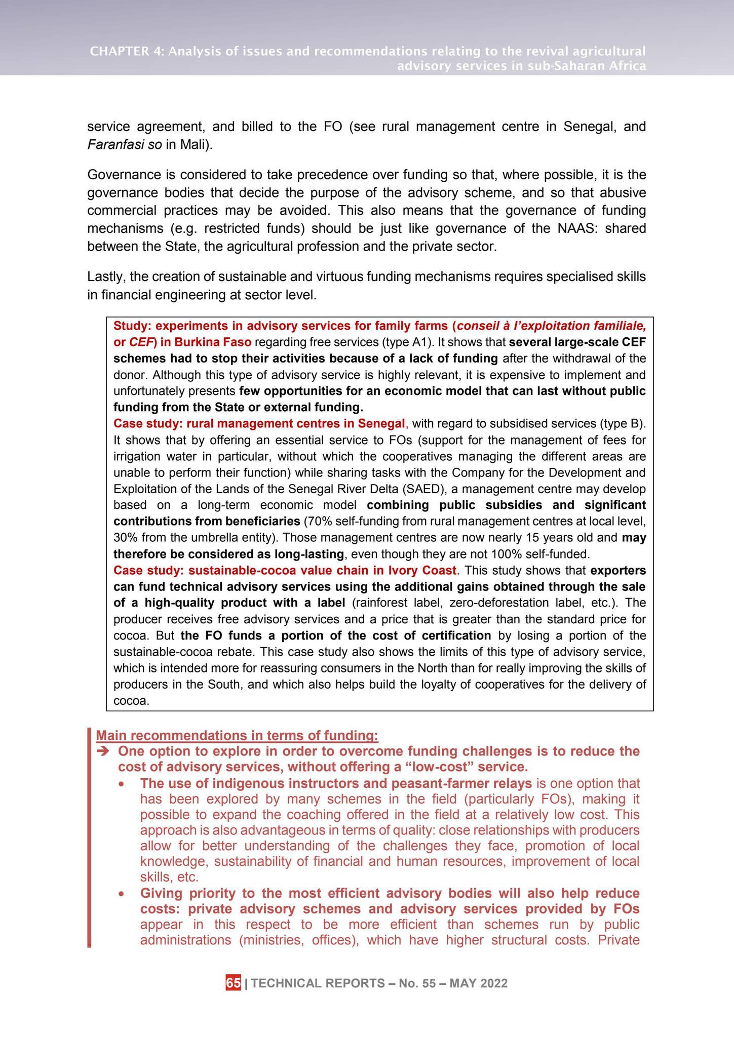 Reviving agricultural advisory and extension services in sub-Saharan ...