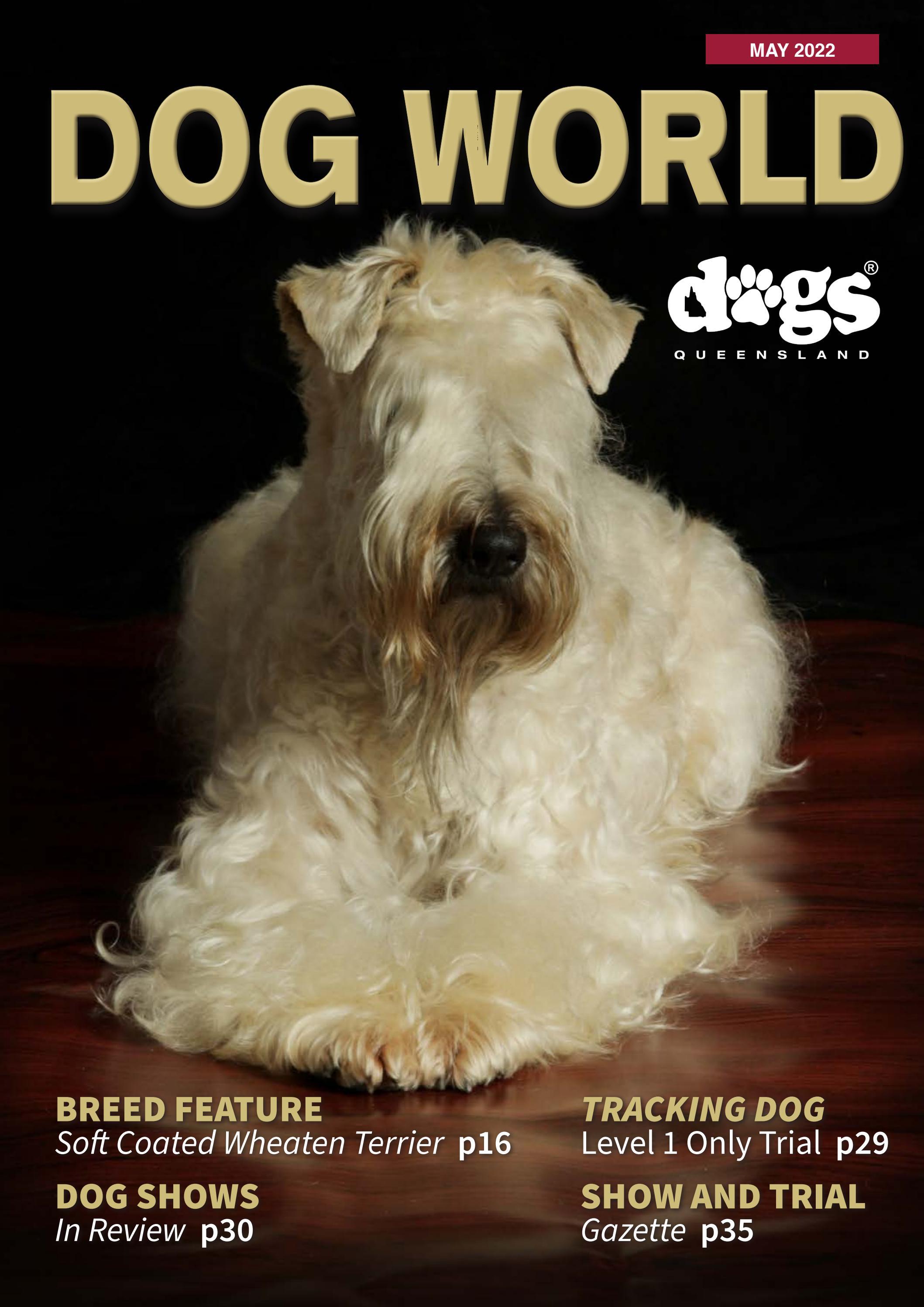 Dog World Magazine May 2022 by Dogs Queensland Issuu