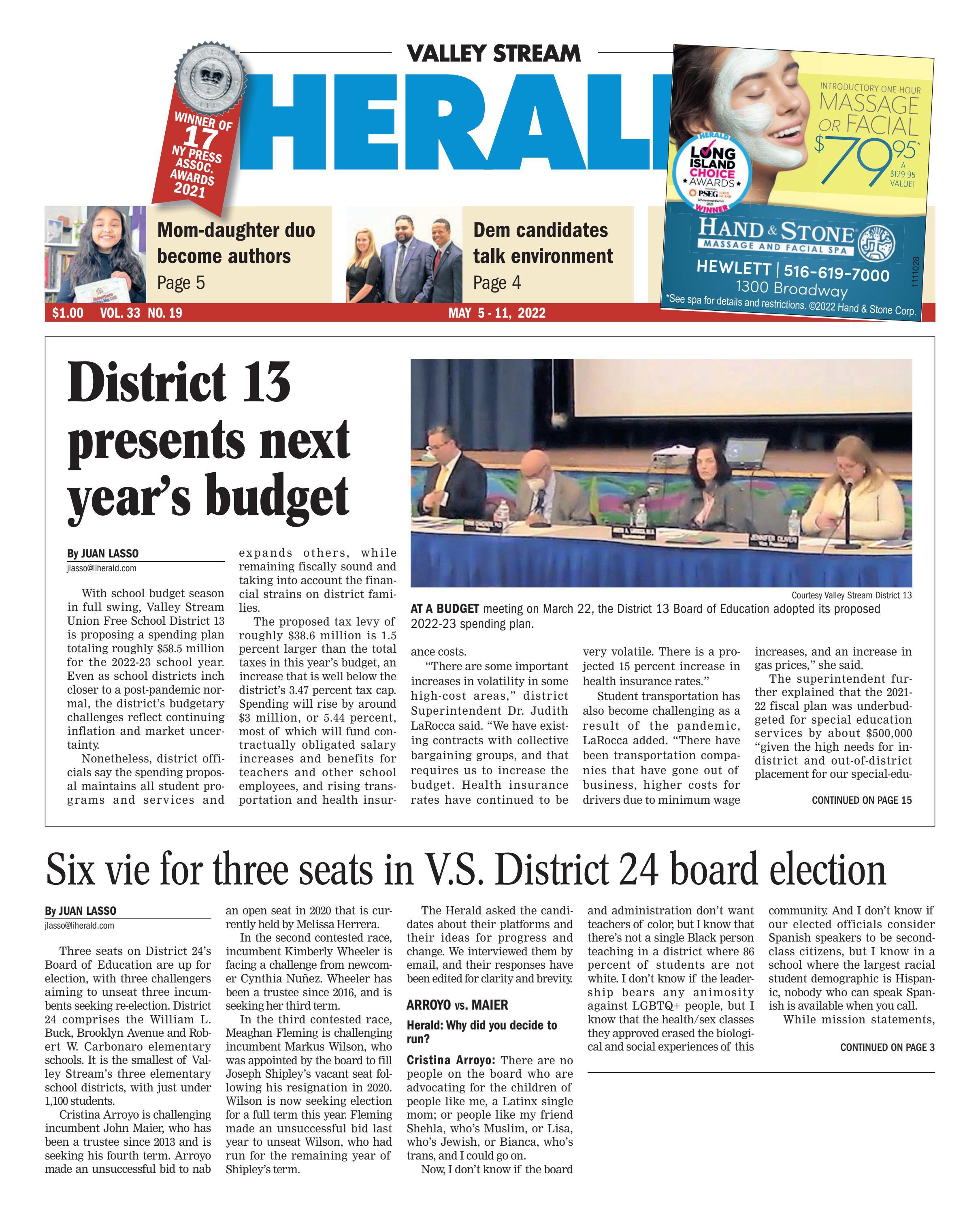 Valley Stream Herald 05052022 by Richner Communications, Inc Issuu