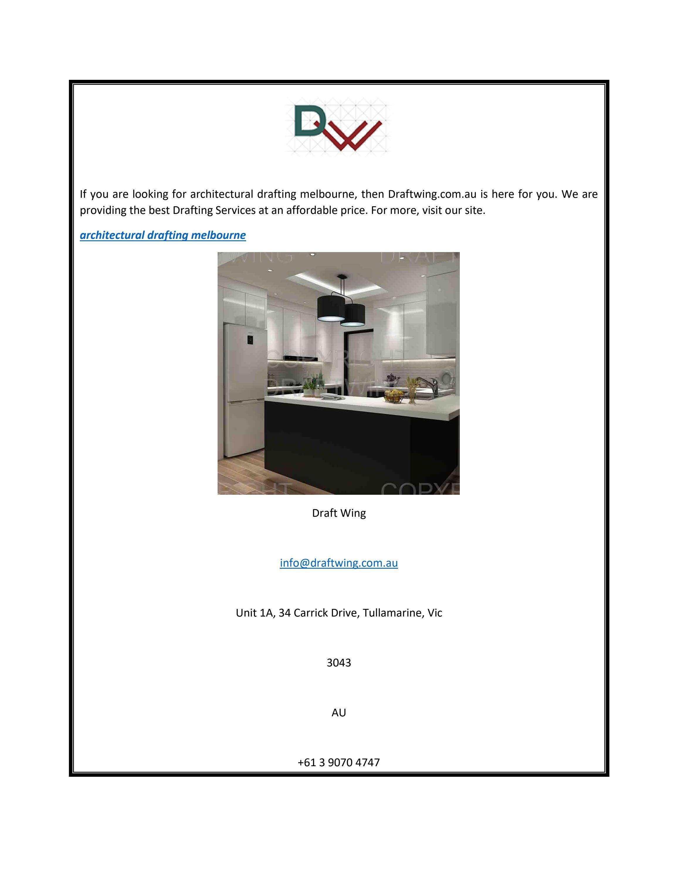 Architectural Drafting Melbourne by draft wing Issuu