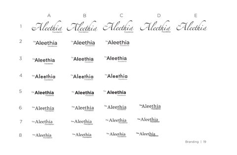 Rebranding The Aleethia Foundation 第 19 页