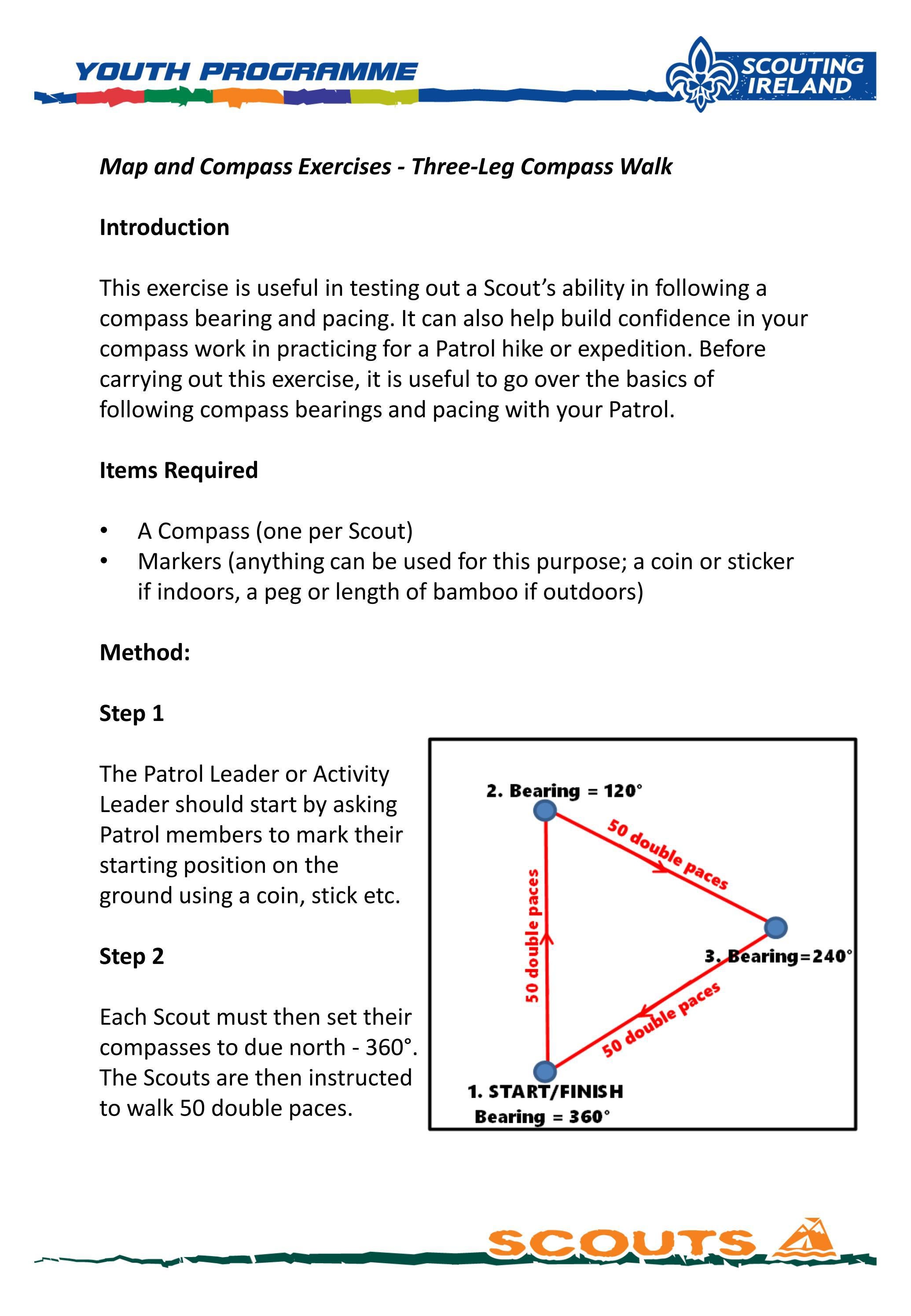 Map and Compass Exercises by Scouting Ireland Issuu