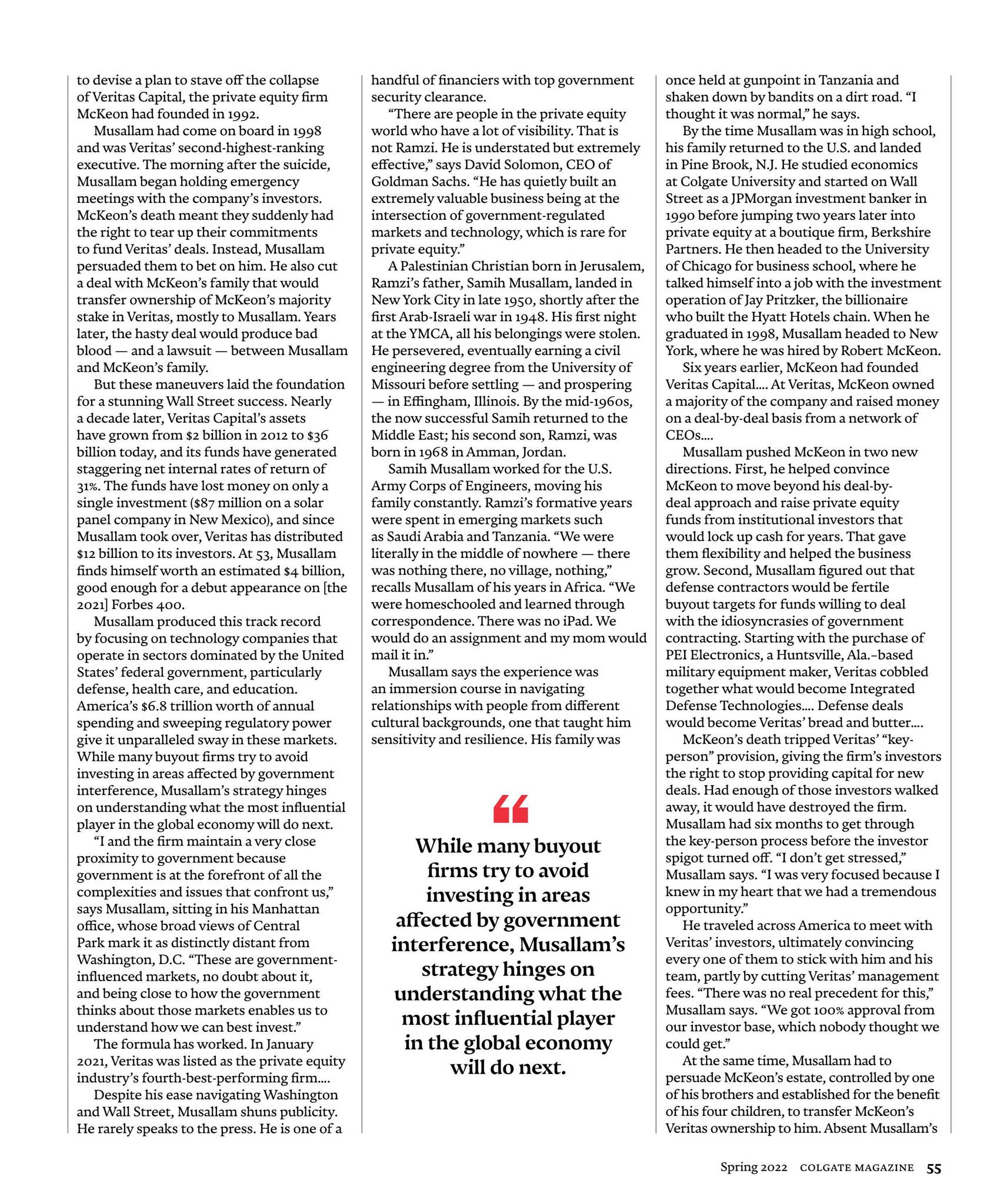 Colgate Magazine Spring 2022 by Colgate University - Issuu