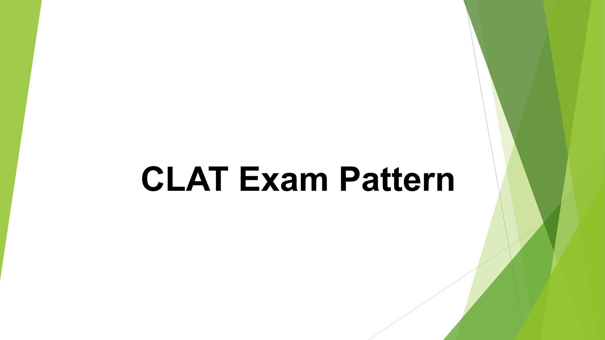 CLAT Exam Pattern by Steven Frank - Issuu