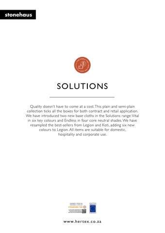 HertexHAUS Hertex Stonehaus Solutions Upholstery 灯饰产品集 第 2 页