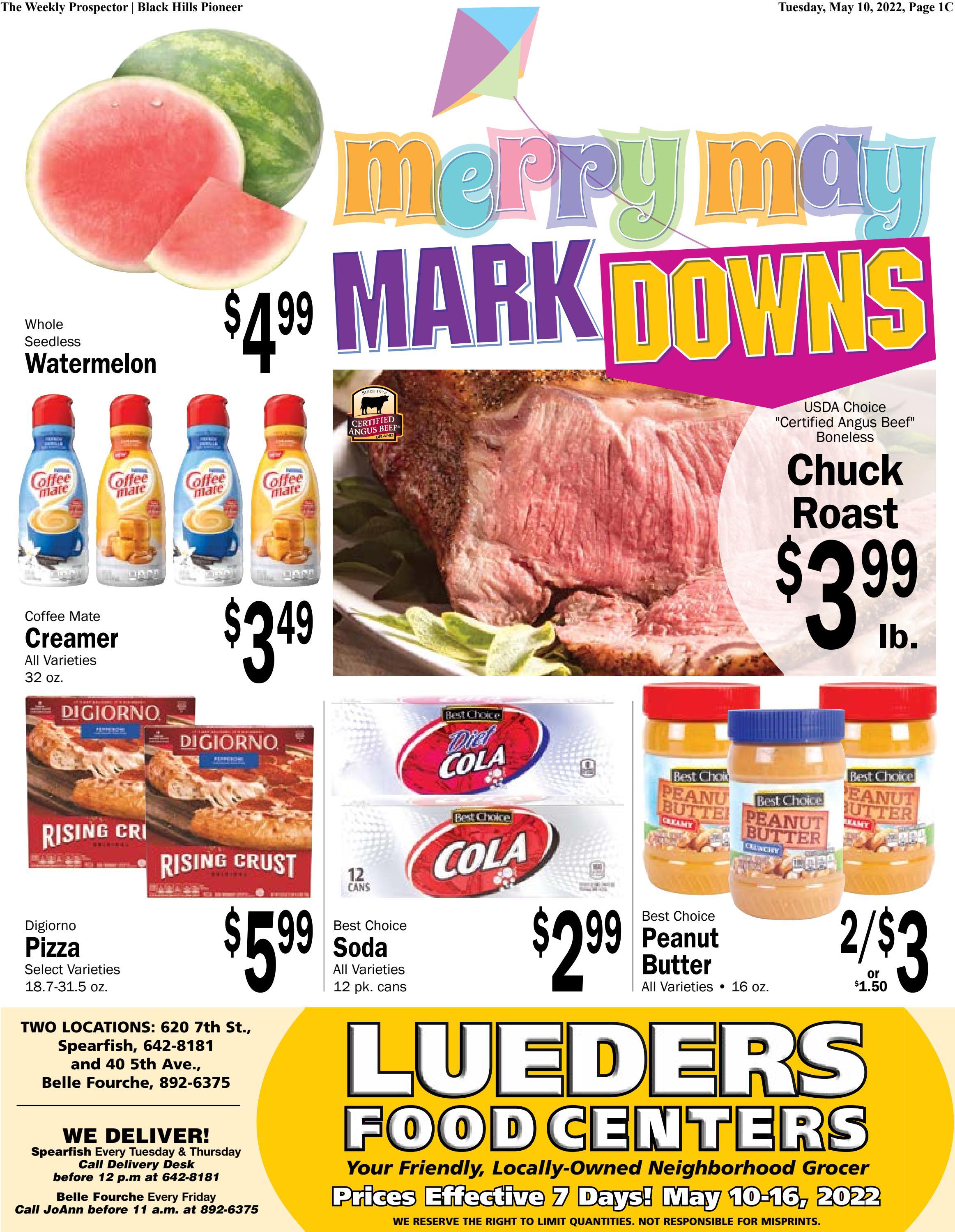 Lueders Weekly Grocery Ad 51022 by Black Hills Pioneer Issuu