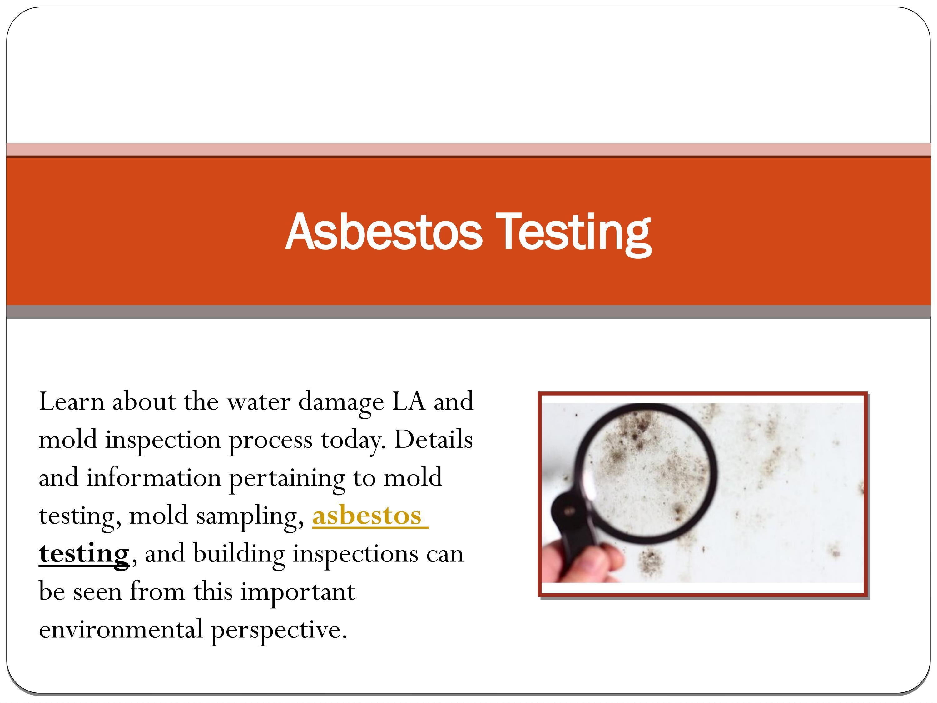 Asbestos Testing by FunGuy Mold Inspections Issuu