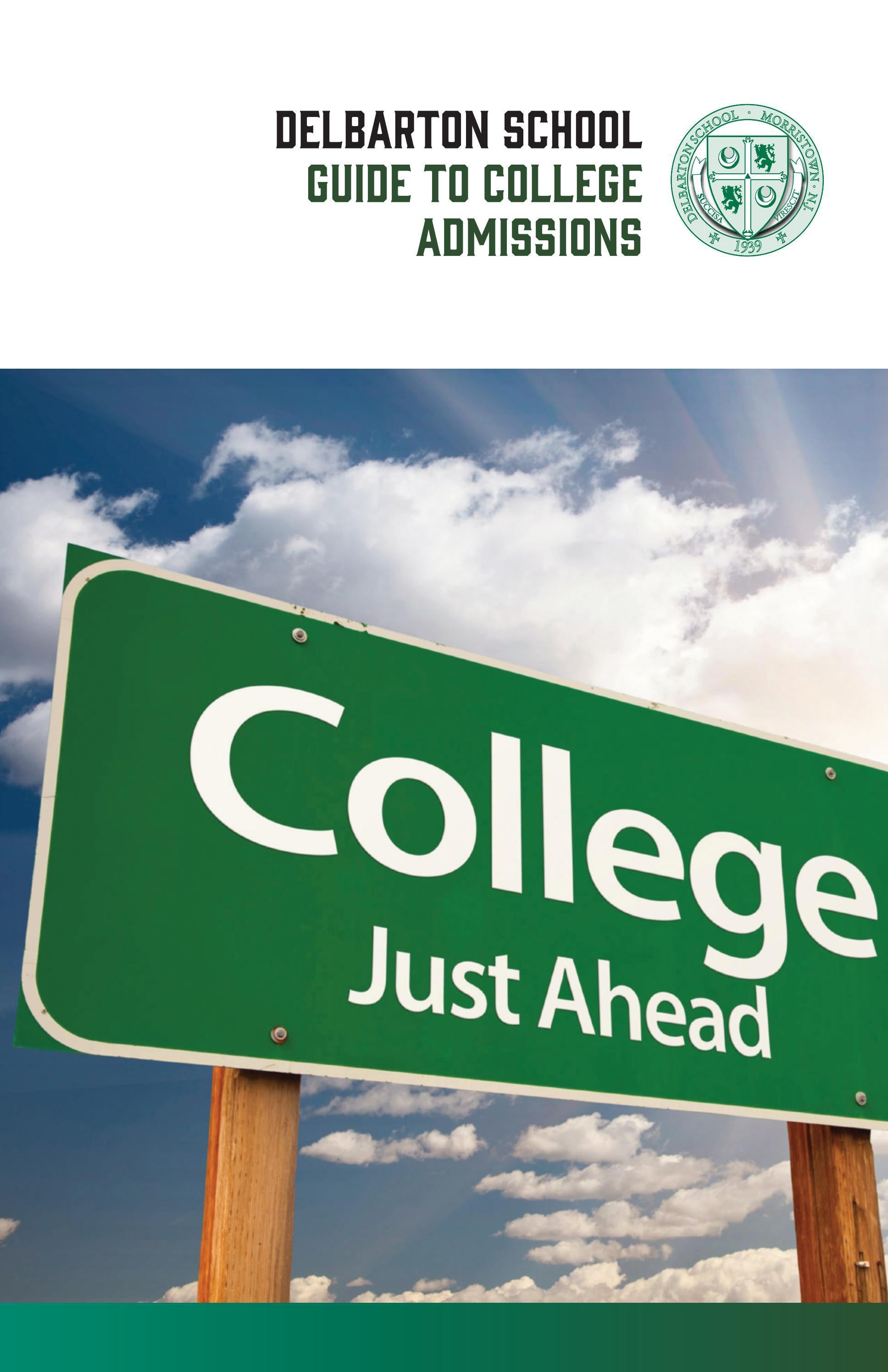 Delbarton School Guide to College Admissions by Delbarton School Issuu
