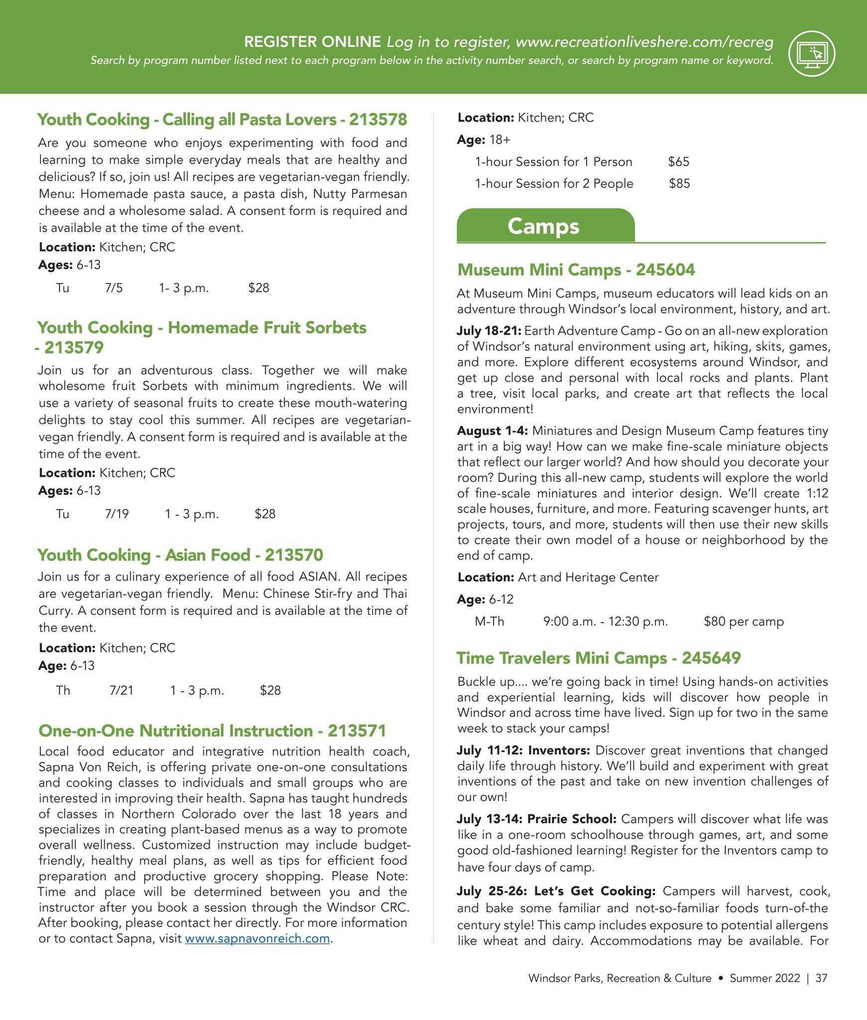 Summer 2022 Activity Guide by Town of Windsor - Issuu