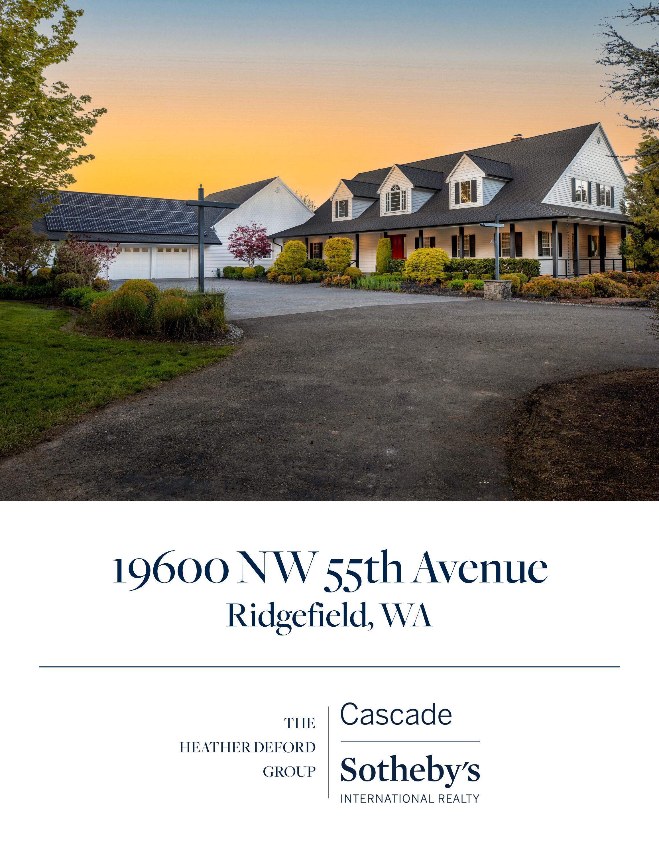 19600 NW 55th Ave Ridgefield WA Ridgefield Homes for Sale by The
