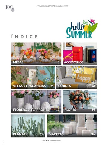 家具目录 Joy: Tendencia Hello 夏季 - Colección Primavera Verano 2022 第 2 页
